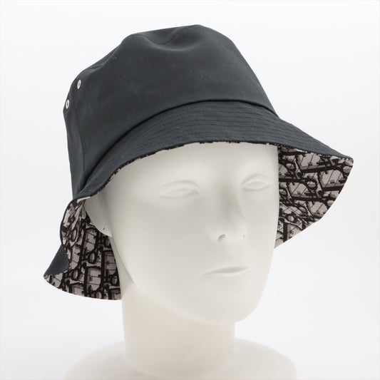 Dior Reversible Oblique Black Bucket Hat Size 57 - photo 2