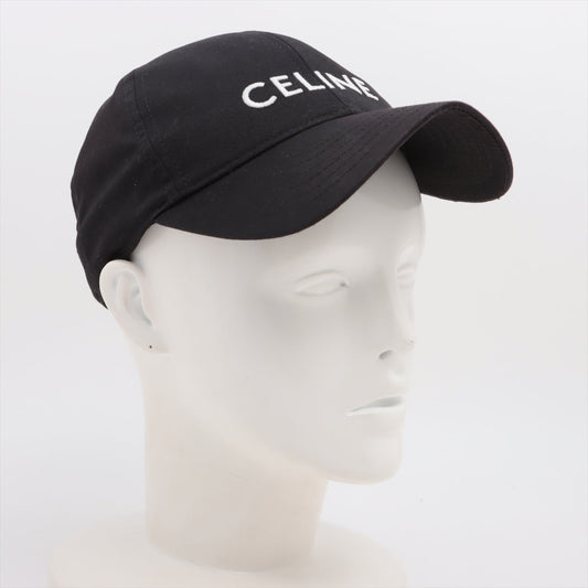 Celine Logo Black Baseball Cap Size Medium - photo 2