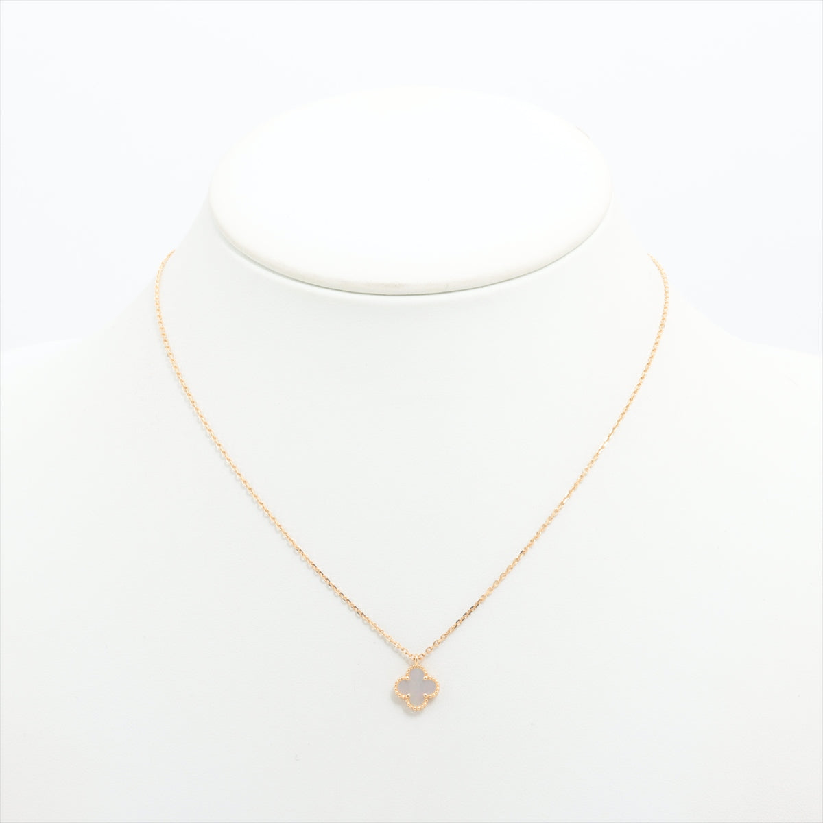 Van Cleef & Arpels Sweet Alhambra White Mother Of Pearl MOP Necklace 2023 - photo 3