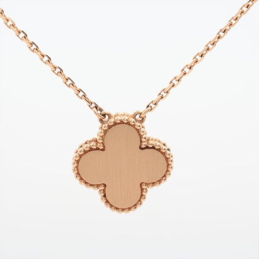Van Cleef & Arpels Vintage Alhambra 2014 Limited Edition Holiday Grey Mother Of Pearl Diamond Necklace - photo 2