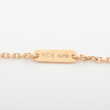 Van Cleef & Arpels Vintage Alhambra 2014 Limited Edition Holiday Grey Mother Of Pearl Diamond Necklace - photo 4