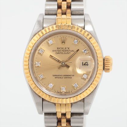Rolex Datejust Two Toned 26MM Diamond Dial Watch - photo 1