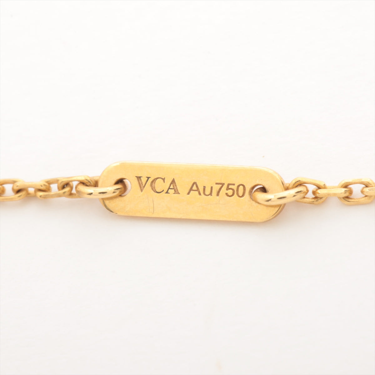Van Cleef & Arpels Sweet Alhambra Mother Of Pearl MOP Necklace Yellow Gold - photo 4