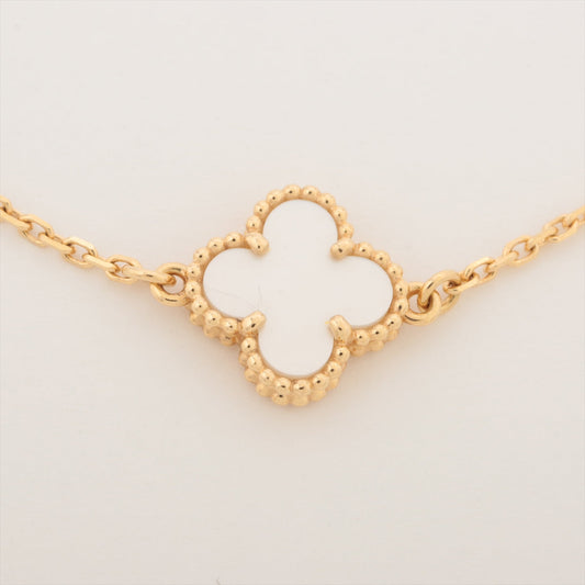 Van Cleef & Arpels Sweet Alhambra White Mother of Pearl MOP Bracelet 2024 Dec - photo 2