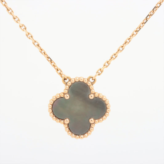 Van Cleef & Arpels Vintage Alhambra Grey Mother of Pearl Necklace - photo 1