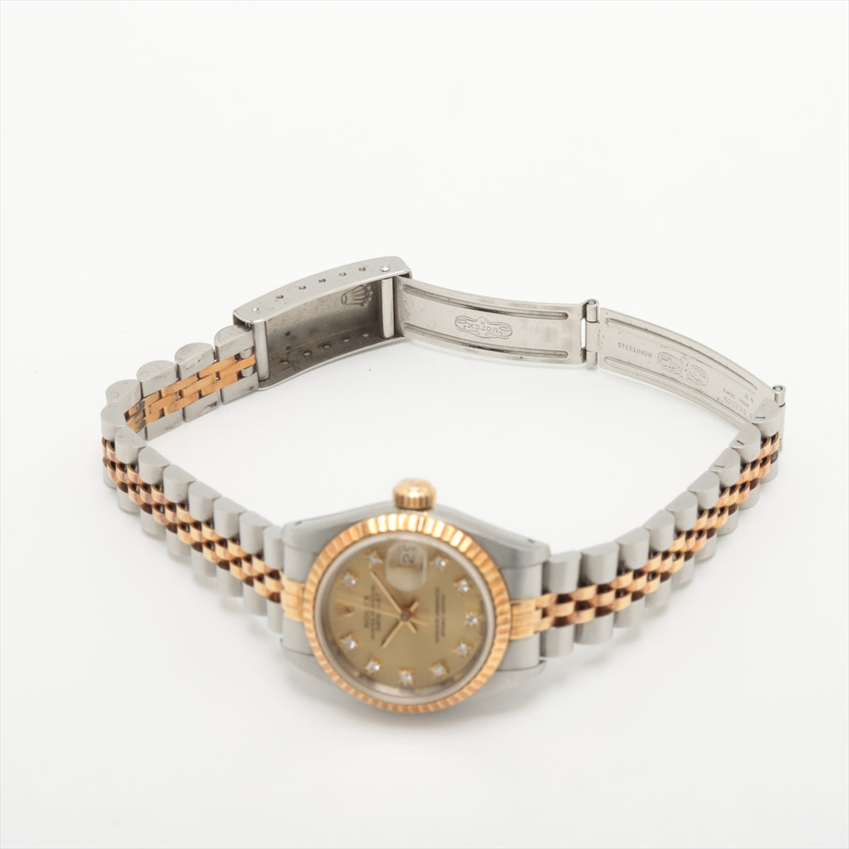 Rolex Datejust 26mm Two Toned with Diamonds Dial Watch - photo 2