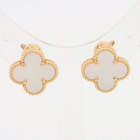 Van Cleef & Arpels Vintage Alhambra Mother of Pearl Earrings - photo 1