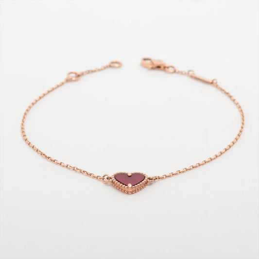 Van Cleef & Arpels Sweet Alhambra Hearts Carnelian Bracelet - photo 1