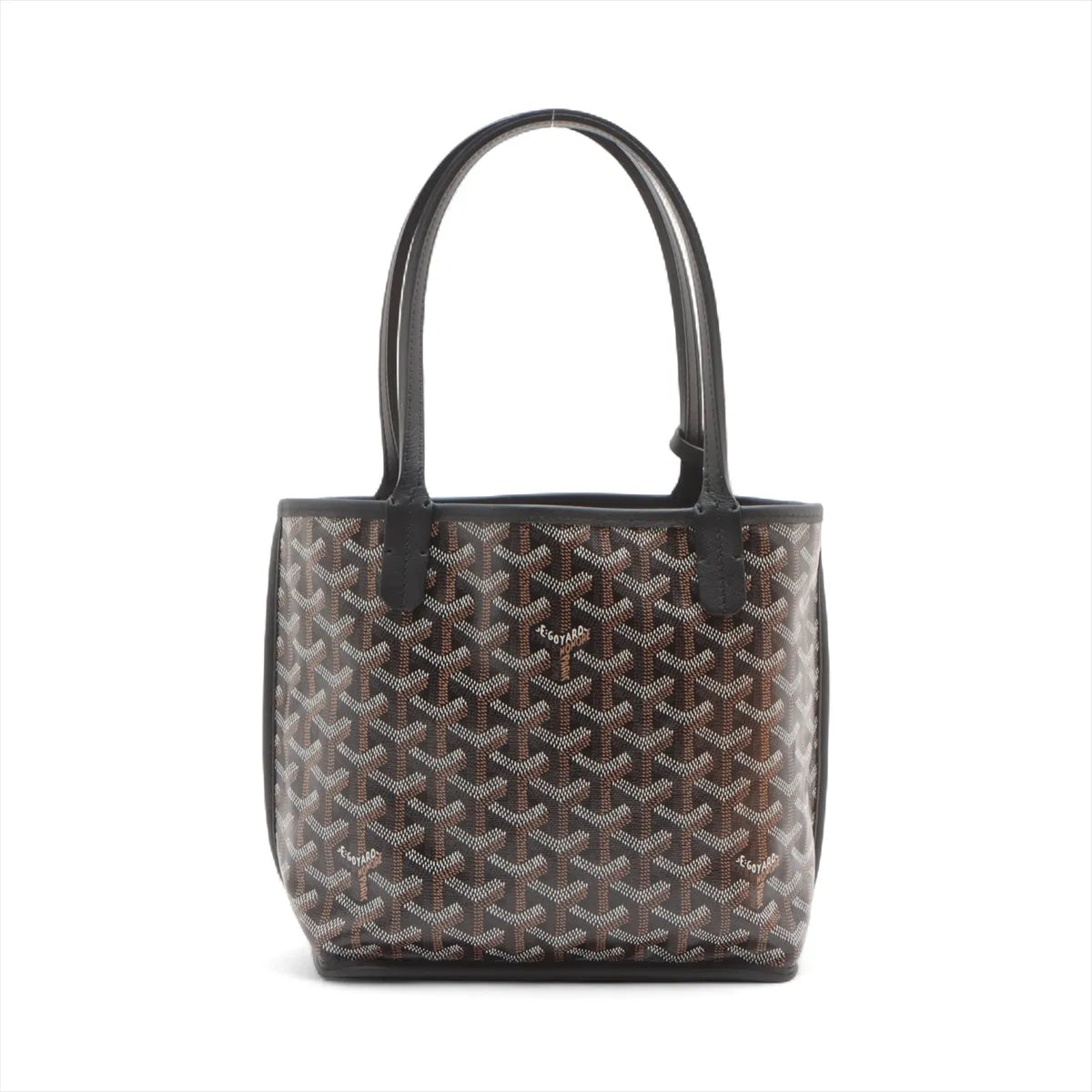 Goyard Anjou Mini leather Tote Black - photo 2
