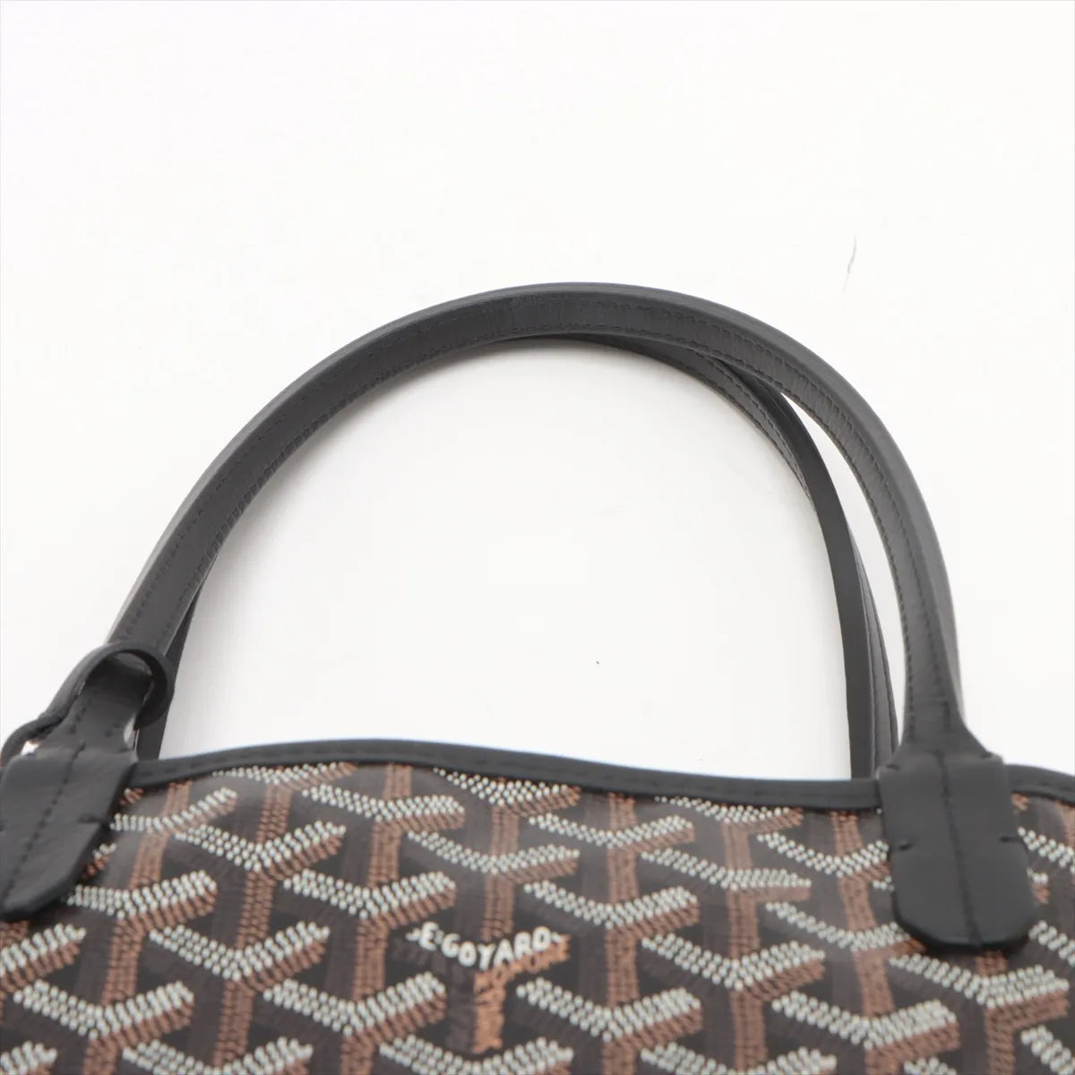 Goyard Anjou Mini leather Tote Black - photo 8