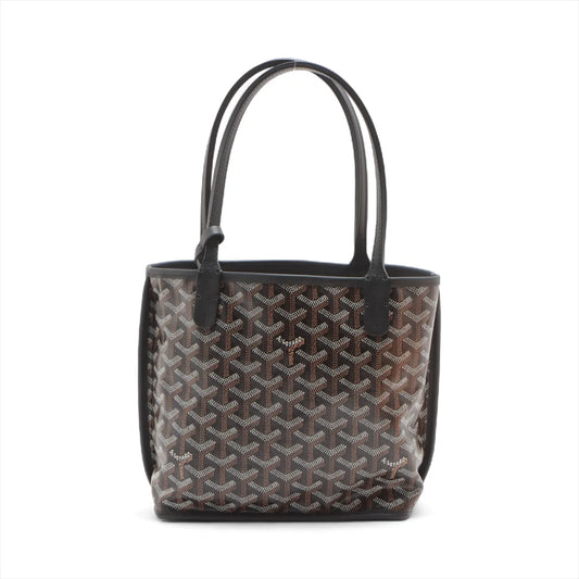 Goyard Anjou Mini leather Tote Black - photo 1