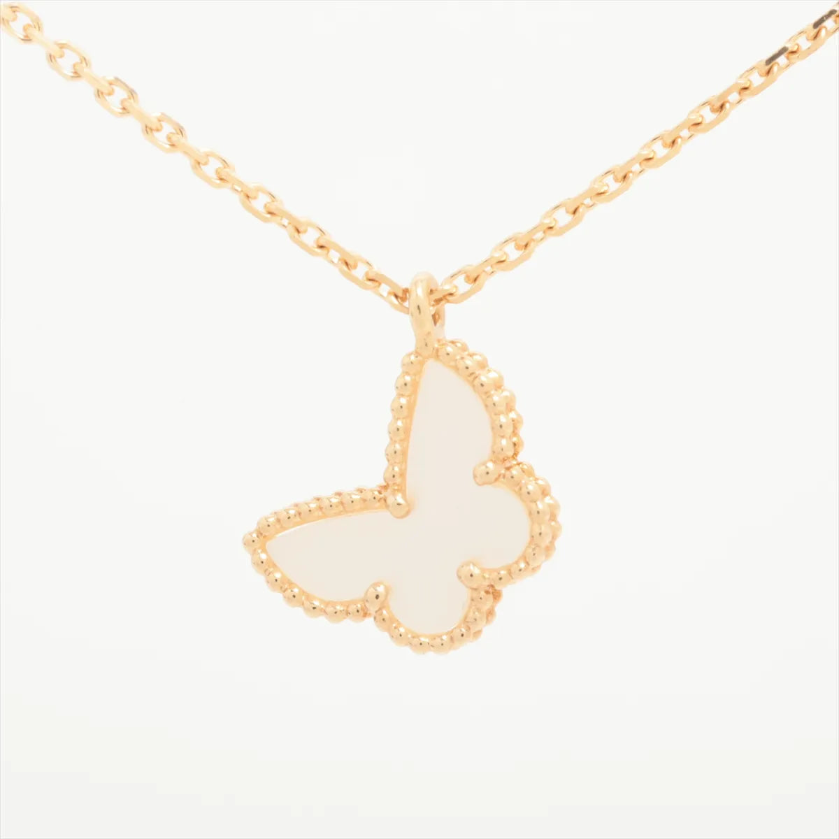 Van Cleef & Arpels Sweet Alhambra Papillon Mother of Pearl Necklace 2022 - photo 2
