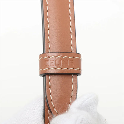 Celine Triomphe Mini Besace Bag Brown - photo 3
