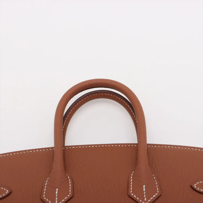 Hermes Birkin 25 Togo Gold PHW K Stamp - photo 6