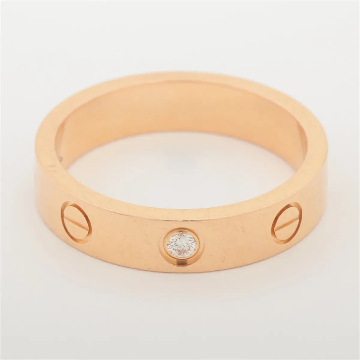 Cartier Love Ring Small Model One Damond Ring Size 51 - photo 1