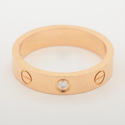 Cartier Love Ring Small Model One Damond Ring Size 51 - photo 1
