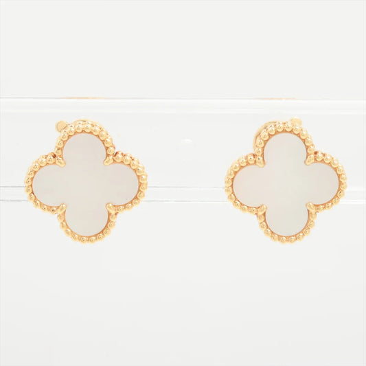 Van Cleef & Arpels Vintage Alhambra Mother of Pearl Earrings - photo 1