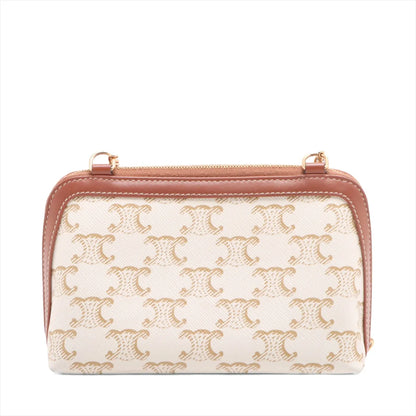 Celine Triomphe Clutch with Chain - photo 2