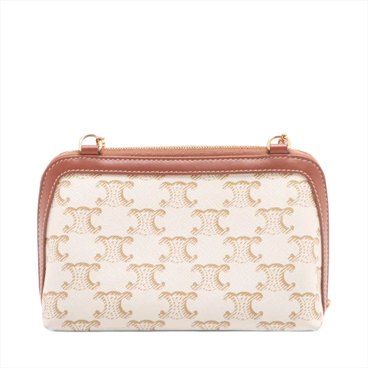 Celine Triomphe Clutch with Chain - photo 2