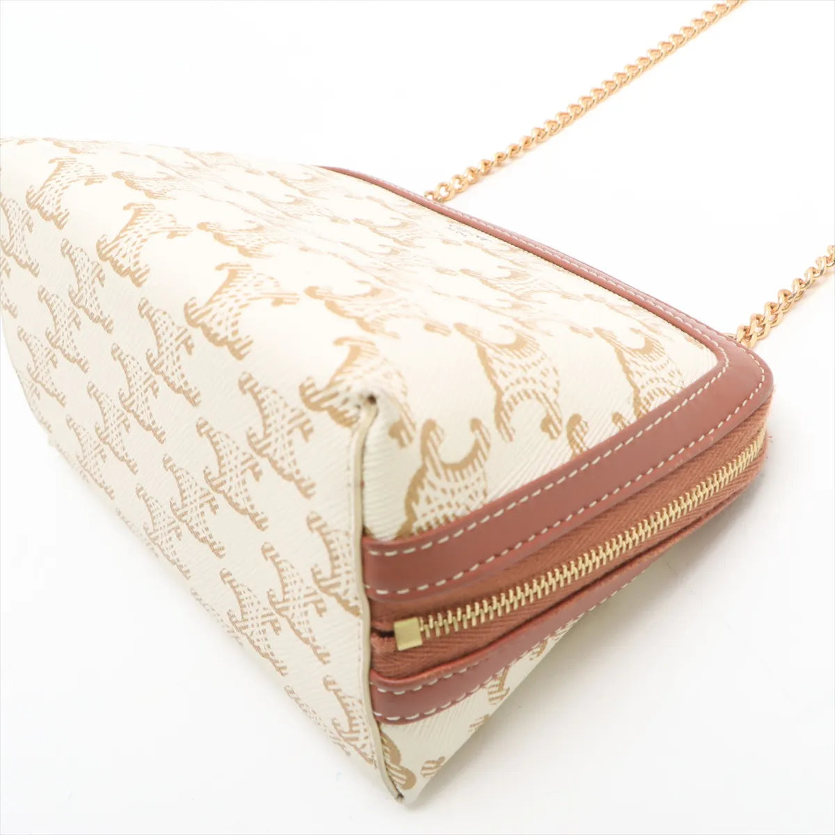 Celine Triomphe Clutch with Chain - photo 7