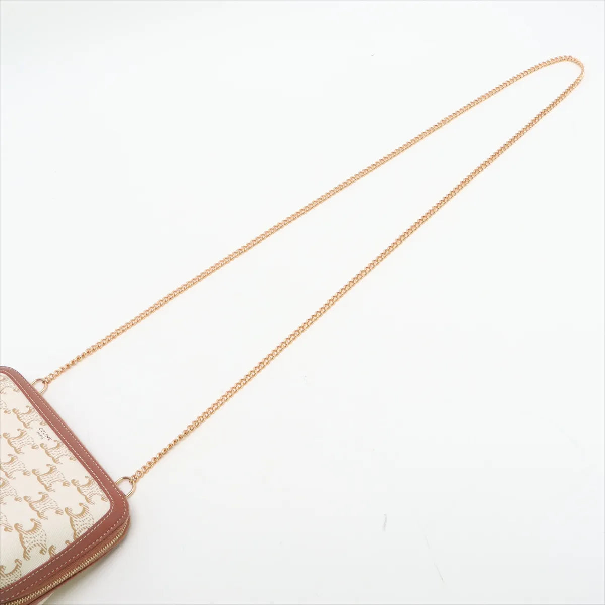 Celine Triomphe Clutch with Chain - photo 9