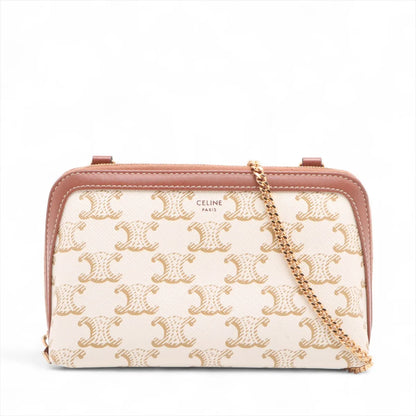 Celine Triomphe Clutch with Chain - photo 1
