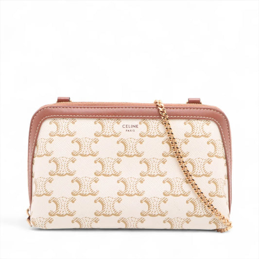 Celine Triomphe Clutch with Chain - photo 1