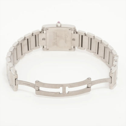 Cartier Small Model Tank Francaise Mother of Pearl Pink Watch W51028Q3 - photo 5