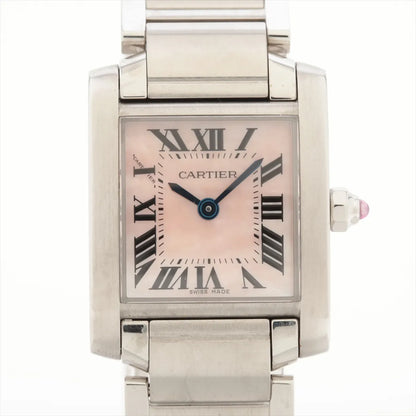 Cartier Small Model Tank Francaise Mother of Pearl Pink Watch W51028Q3 - photo 1