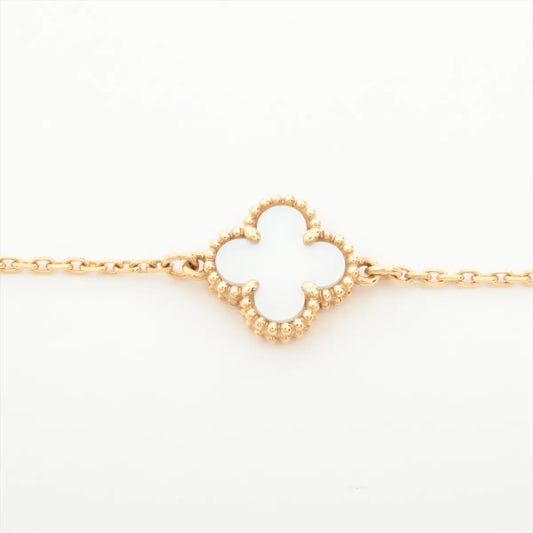 Van Cleef & Arpels Sweet Alhambra White Mother Of Pearl Bracelet - photo 2
