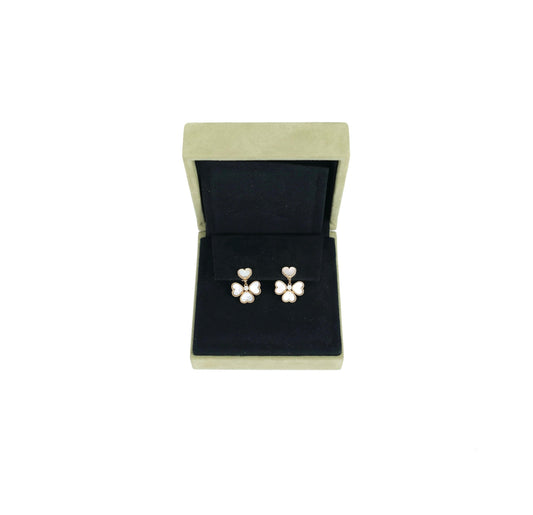 Van Cleef & Arpels Sweet Hearts Mother of Pearl MOP Earrings - photo 1