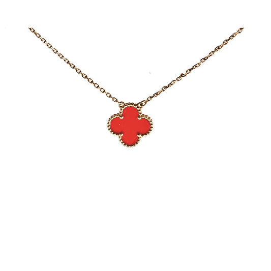 Van Cleef & Arpels Vintage Alhambra Carnelian Necklace 2020 - photo 1