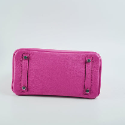 Hermes Birkin 25 Magnolia C Stamp - photo 4