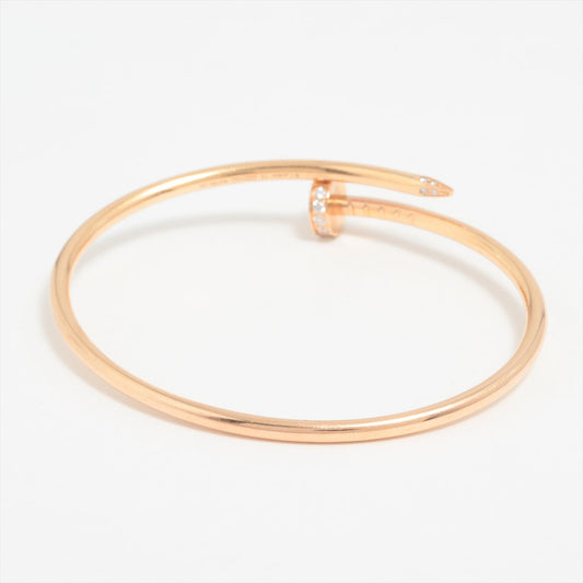 Cartier Juste Un Clou JUC Small Diamond Pink Gold Size 15 Bracelet 2023 - photo 2