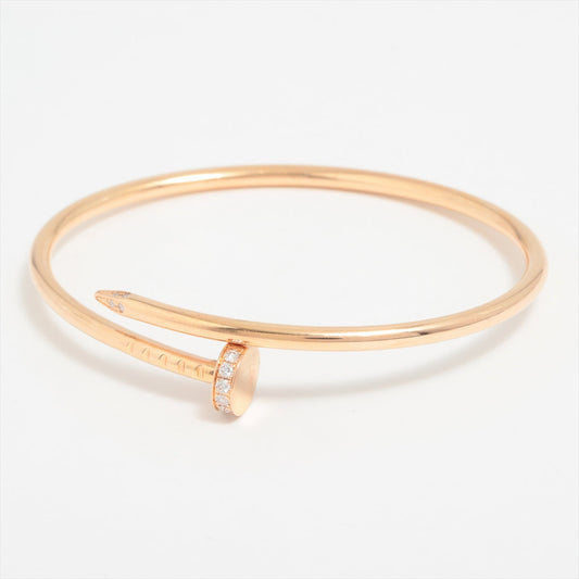 Cartier Juste Un Clou JUC Small Diamond Pink Gold Size 15 Bracelet 2023 - photo 1