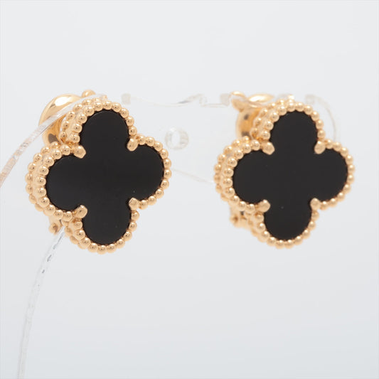 Van Cleef & Arpels Vintage Alhambra Onyx Earrings 2023 - photo 2