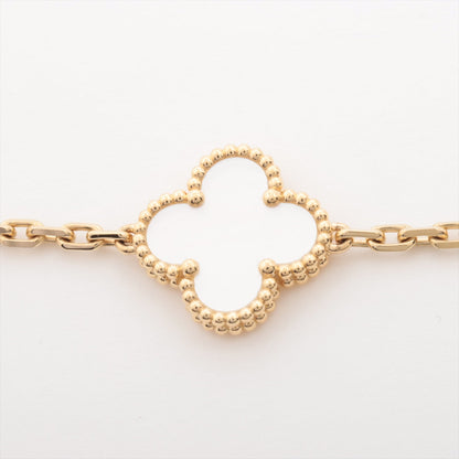 Van Cleef & Arpels Vintage Alhambra 5 Motif Mother of Pearl MOP Bracelet - photo 3