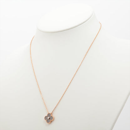 Van Cleef & Arpels Vintage Alhambra Limited Edition 2023 Holiday Pendant Obsidian Diamond Necklace - photo 2