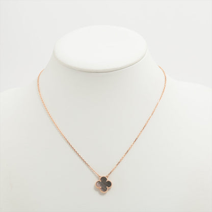 Van Cleef & Arpels Vintage Alhambra Grey Mother of Pearl Necklace - photo 5