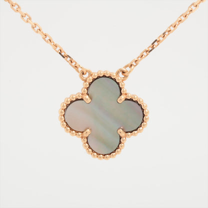 Van Cleef & Arpels Vintage Alhambra Grey Mother of Pearl Necklace - photo 1