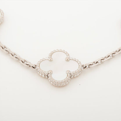 Van Cleef & Arpels Vintage Alhambra 5 Motifs Mother of Pearl Bracelet - photo 4