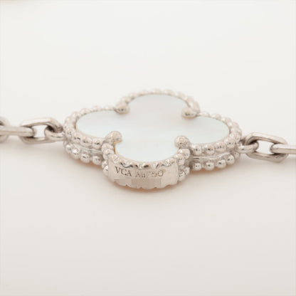 Van Cleef & Arpels Vintage Alhambra 5 Motifs Mother of Pearl Bracelet - photo 2