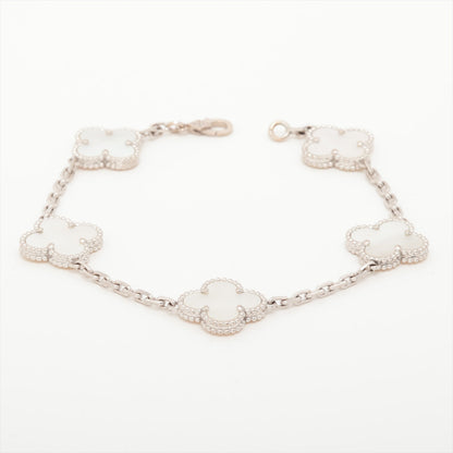 Van Cleef & Arpels Vintage Alhambra 5 Motifs Mother of Pearl Bracelet - photo 1