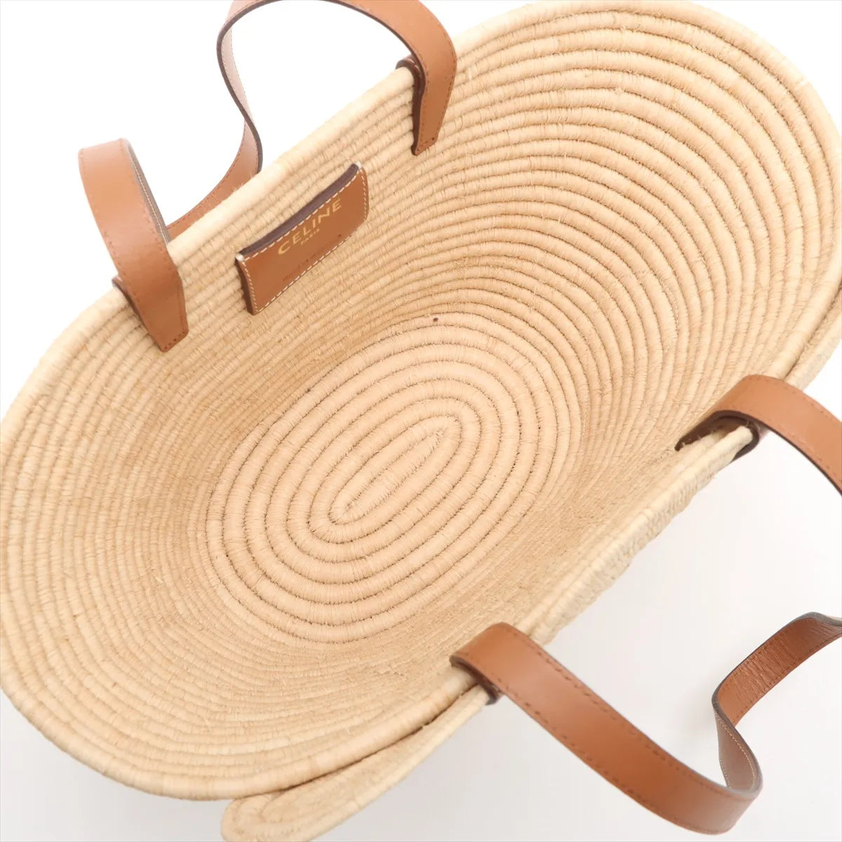 Celine Classic Panier Braided Rafia Bag - photo 3