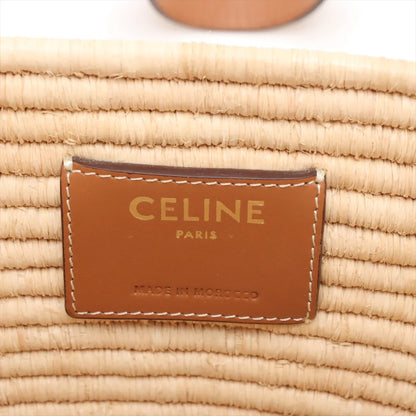 Celine Classic Panier Braided Rafia Bag - photo 5