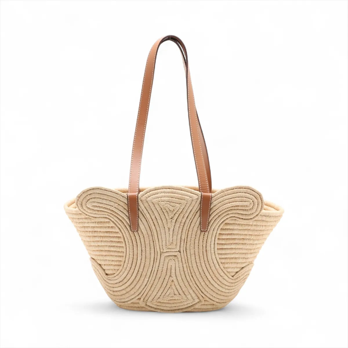 Celine Classic Panier Braided Rafia Bag - photo 1