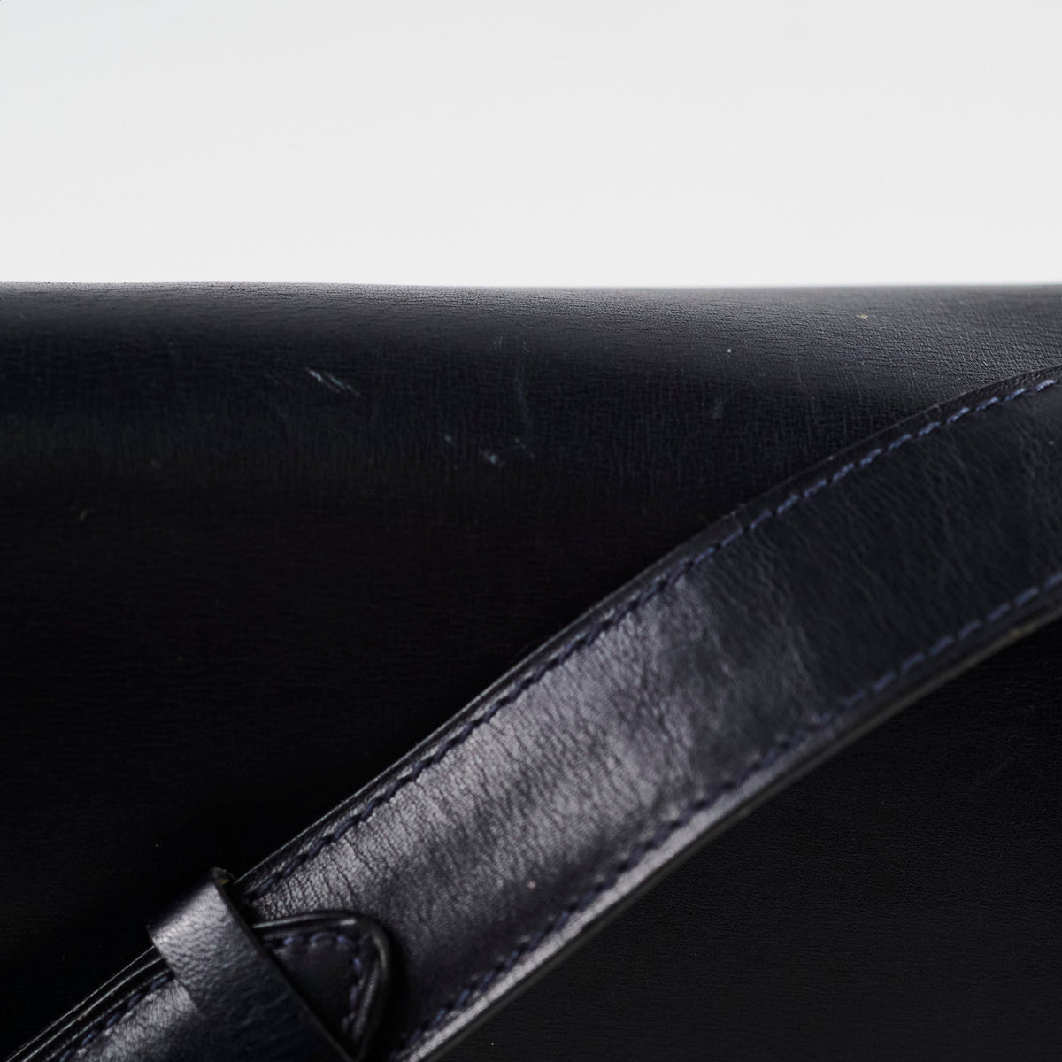 Celine Vintage Navy Horse and Carriage Shoulder Bag - photo 14