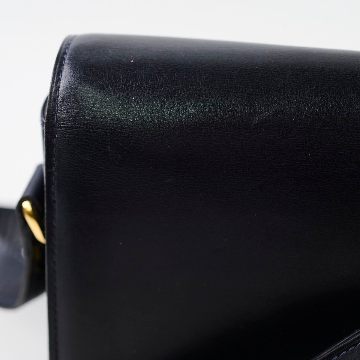 Celine Vintage Navy Horse and Carriage Shoulder Bag - photo 13