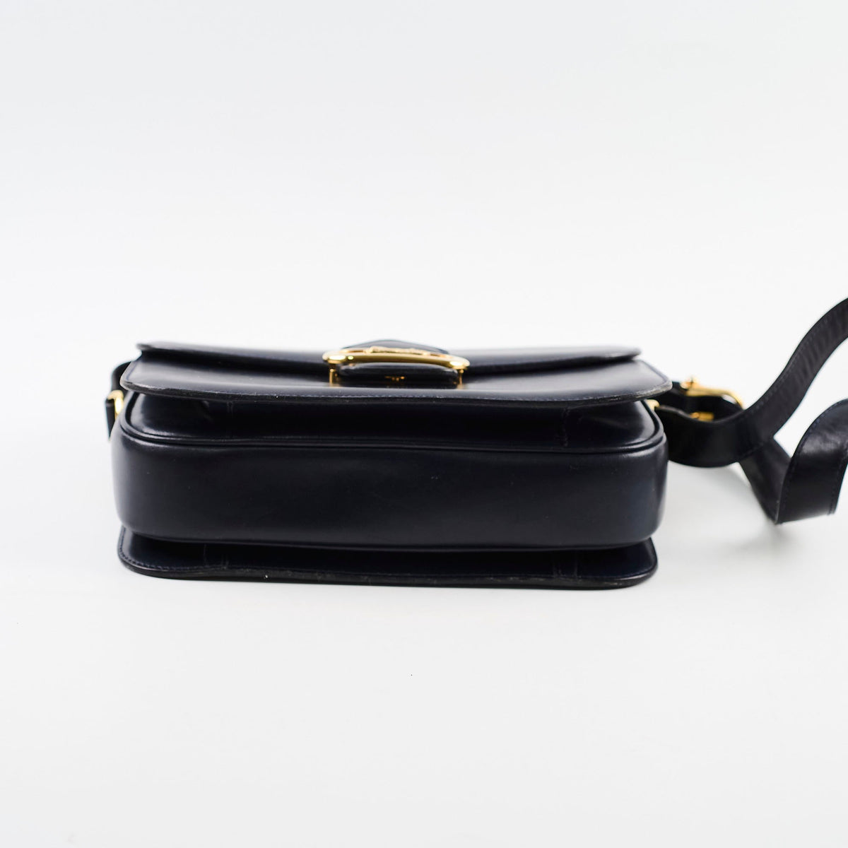 Celine Vintage Navy Horse and Carriage Shoulder Bag - photo 4