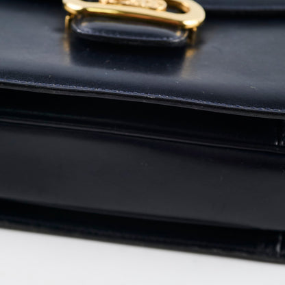 Celine Vintage Navy Horse and Carriage Shoulder Bag - photo 11